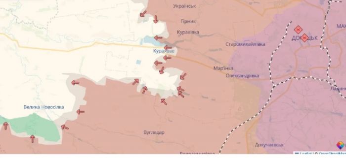 Украинские источники констатируют новые успехи россиян в районе Курахова