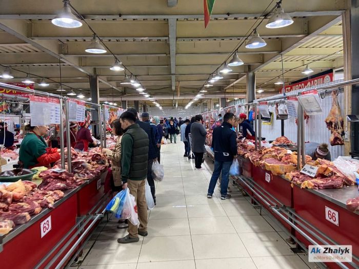 Признаки сибирской язвы обнаружены на центральном рынке «Дина» в Атырау