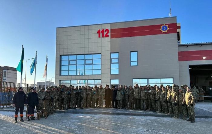 В Актобе открыли новую пожарную часть