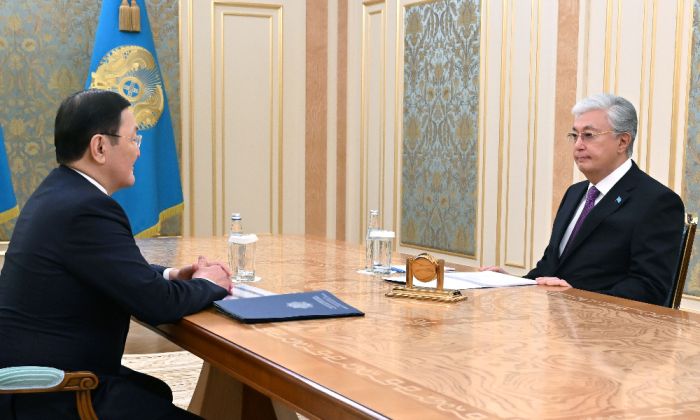 Глава государства принял Генпрокурора Берика Асылова