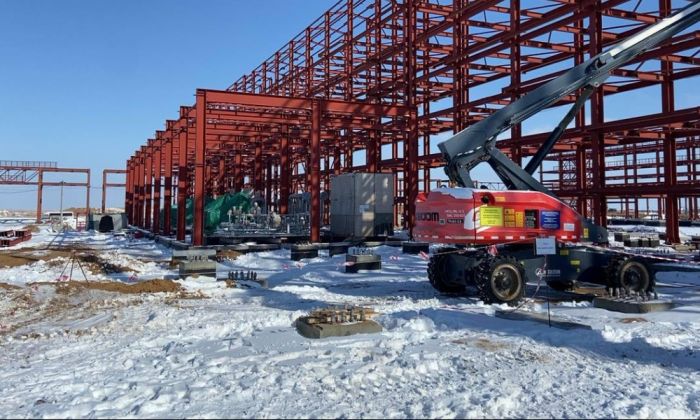 ГПЗ на Кашагане: устанавливаются ректификационные колонны