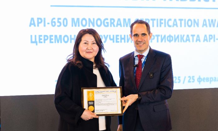 Казахстанский завод получил сертификат Американского института нефти при поддержке компании NCOC