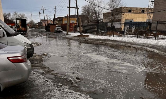 Атырау «поплыл» после снегопадов
