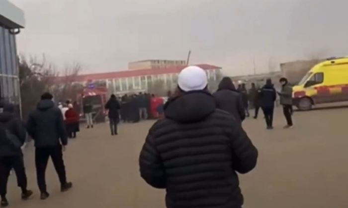 Очевидцы сообщили о взрыве в мечети Жанаозена