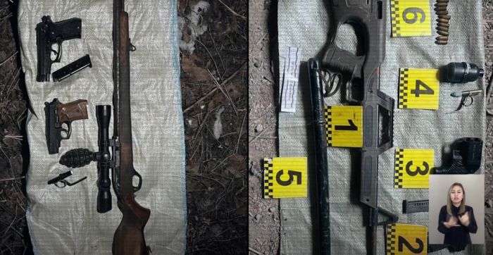 Силовики обнаружили 30 тайников и схронов оружия