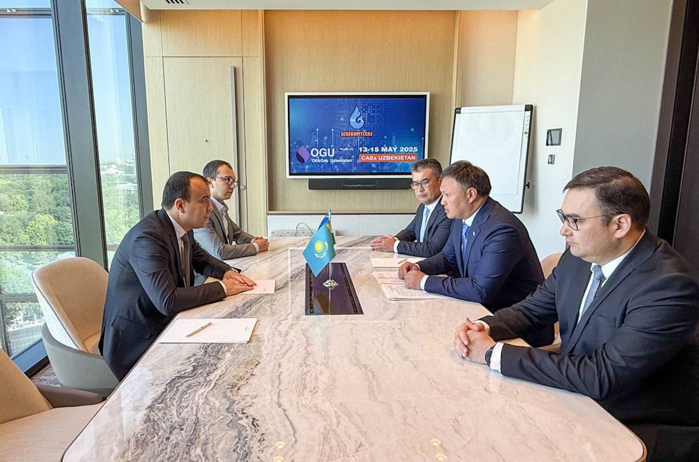 встреча глав КазМунайГаза и Узбекнефтегаза в Ташкенте, фото пресс-службы КМГ