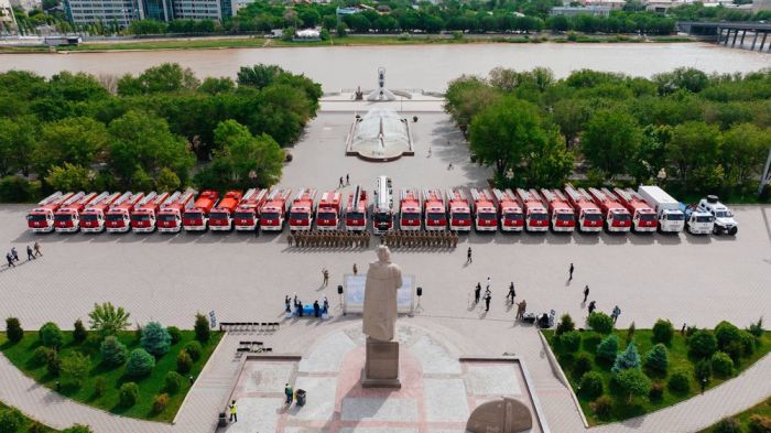 ДЧС Атырауской области получил 27 единиц новой техники