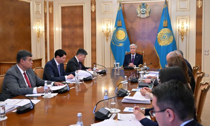 Токаев заслушал годовой отчёт Нацбанка: акценты на инфляции, кредитовании и Нацфонде