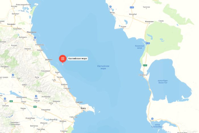 На Каспии произошло землетрясение
