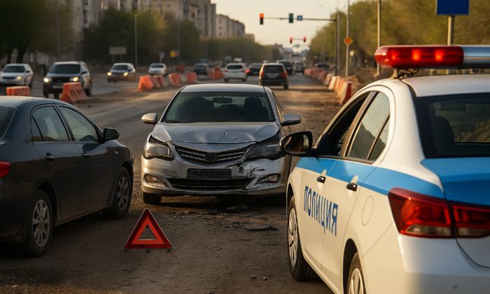 В Атырау резко увеличилось количество ДТП