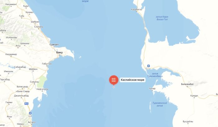 На Каспии произошло землетрясение