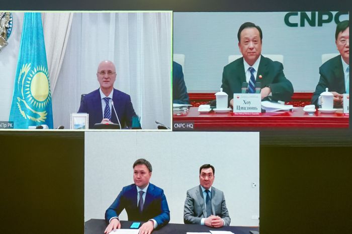 Казахстан и CNPC обсудили запуск новых нефтегазовых проектов