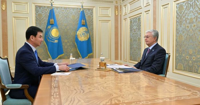 Президент принял вновь назначенного акима города Алматы Дархана Сатыбалды