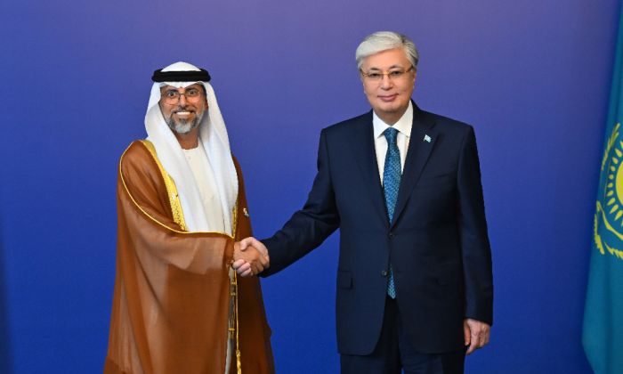 Президент Казахстана принял министра энергетики и инфраструктуры ОАЭ Сухейля аль-Мазруи