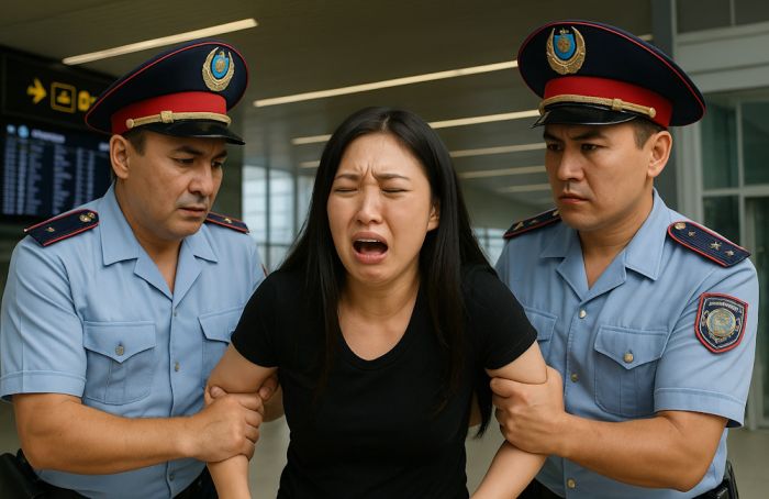 23-летнюю казахстанку задержали после дебоша в самолёте