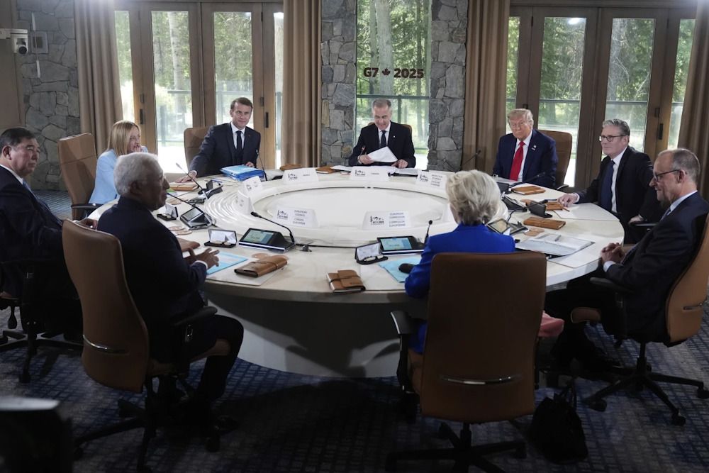 саммит G7 в Канаде, AP Photo/Mark Schiefelbein саммит G7 в Канаде, AP Photo/Mark Schiefelbein