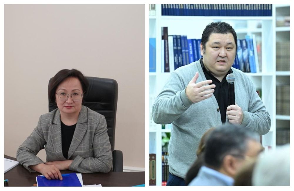 Гульнур Мукушева (слева), Марат Шибутов, фото пресс-служб министерства юстиции и мажилиса парламента Гульнур Мукушева (слева), Марат Шибутов, фото пресс-служб министерства юстиции и мажилиса парламента