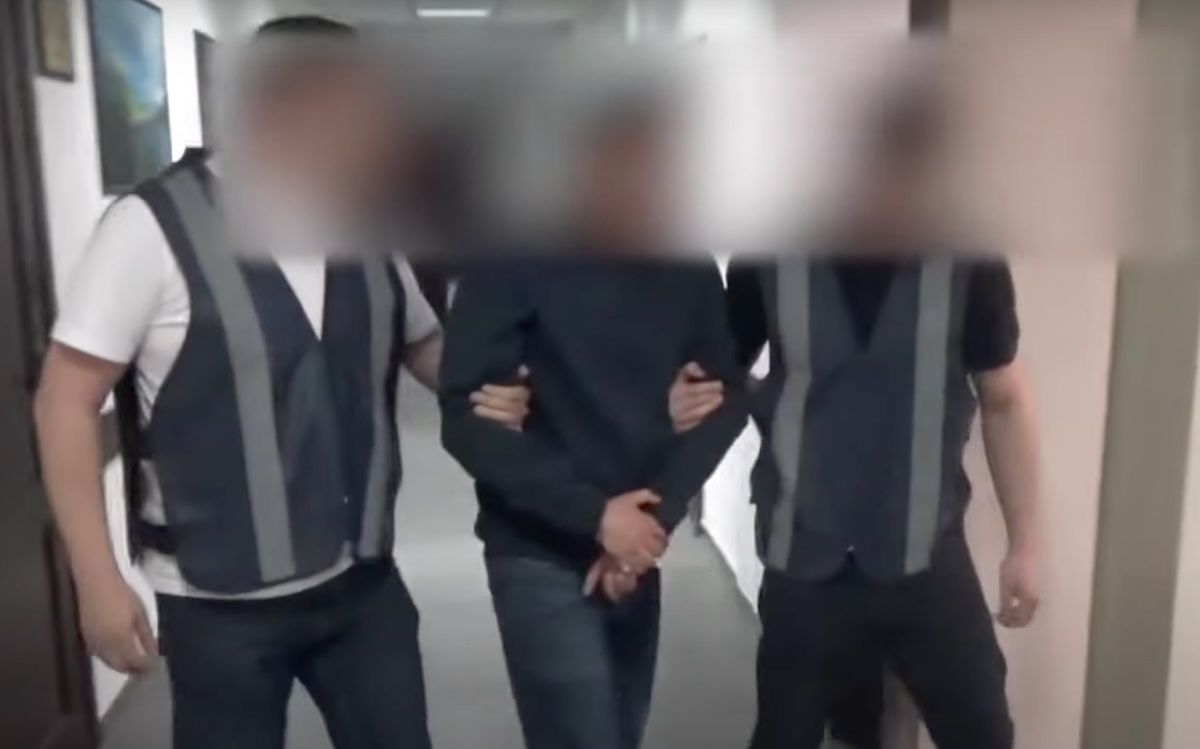 стоп-кадр видео задержания Абилова, видео Антикор