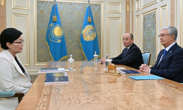 Президент Казахстана принял министра труда и социальной защиты Светлану Жакупову