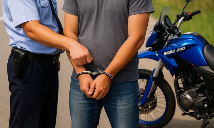  20 суток ареста получил​ мотоциклист без прав и в пьяном виде в Атырауской области