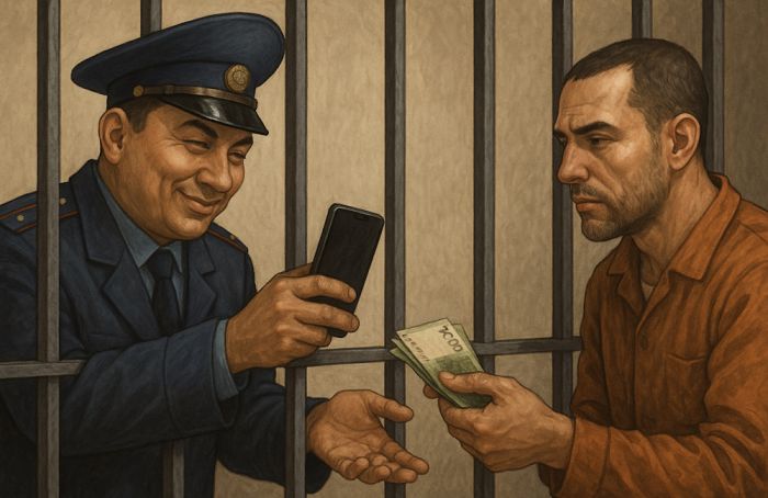 В Астане разоблачили сотрудника СИЗО, продававшего доступ к телефонам за миллионы