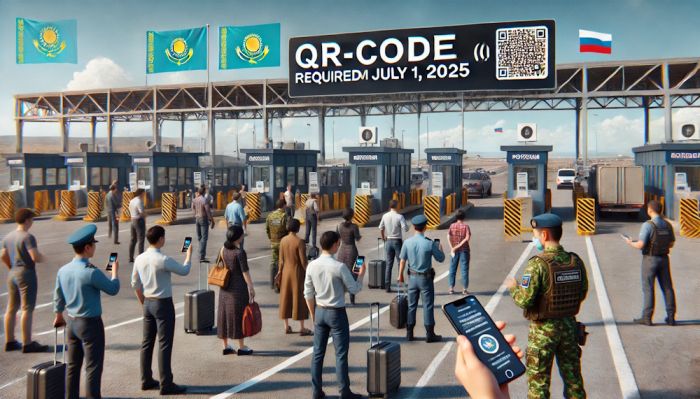 Россия ввела "визы" для казахстанцев: с июля пересечение границы только по QR-кодам