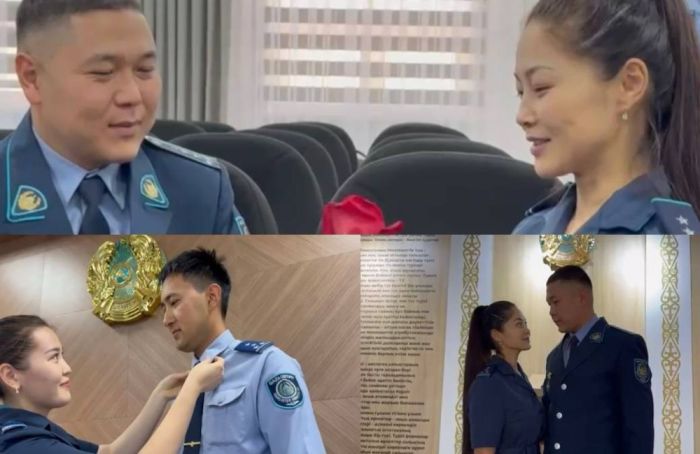 Семья и служба: почти 50 полицейских пар охраняют порядок в Атырау