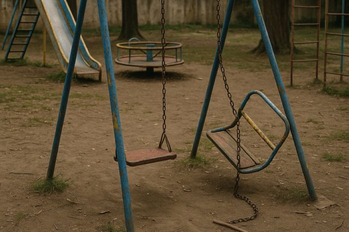 В Кульсары ребёнок получил травму на детской площадке