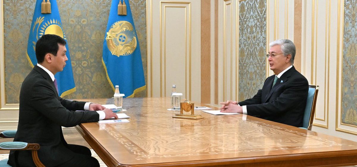 глава Антикора Асхат Жумагали на приему у президента Касым-Жомарта Токаева, фото Акорды