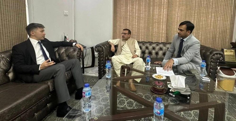 встреча с генеральным директором национального информационного агентства «Associated Press of Pakistan» (APP) Мухаммадом Асимом Кхичи, фото МИД РК