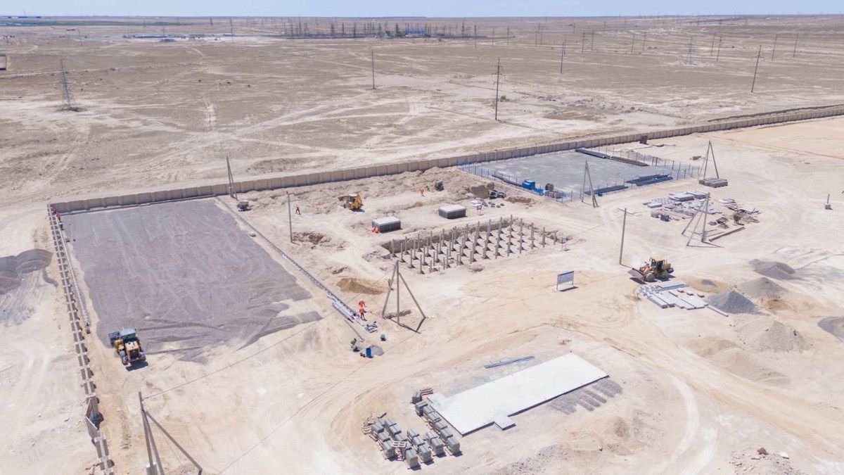 строительство ГПЗ в Жанаозене, фото пресс-службы КМГ