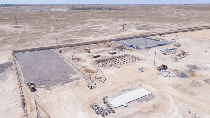 Глава КМГ проинспектировал ход строительства ГПЗ в Жанаозене