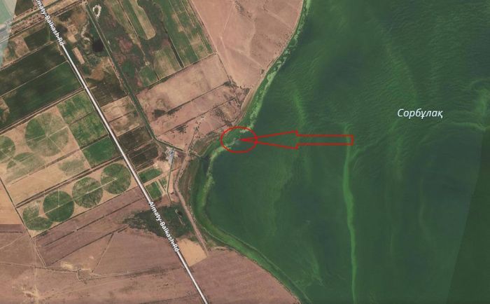 На озере Сорбулак обнаружены фрагменты пропавшего военного вертолёта