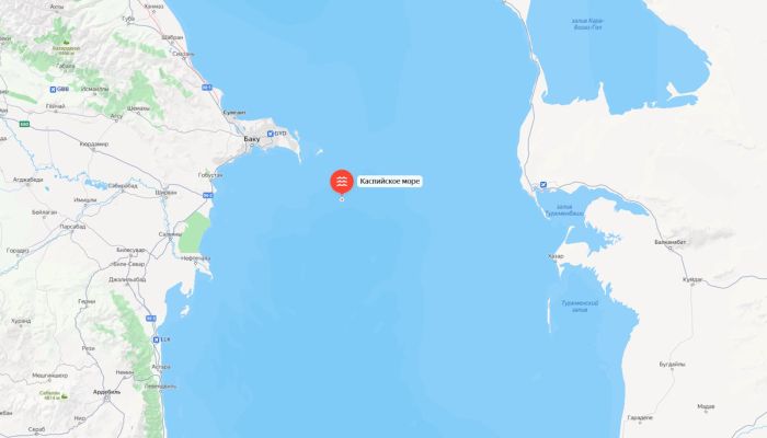На Каспии произошло землетрясение магнитудой 3,2