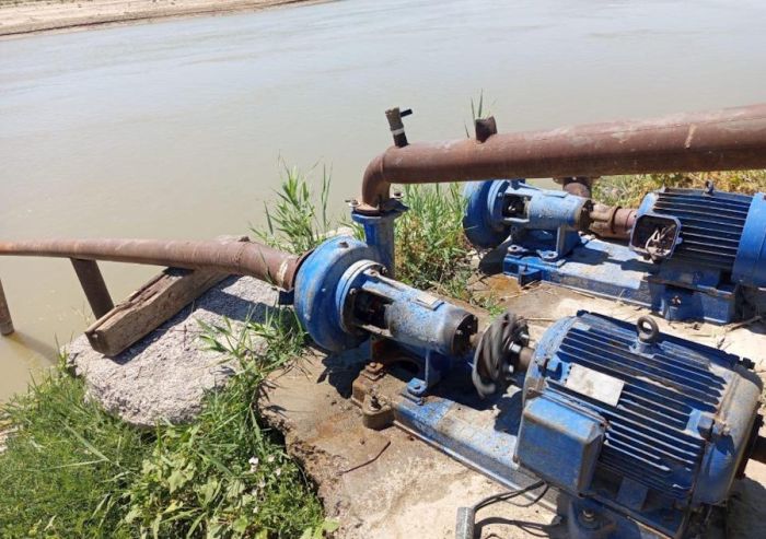 Из Сырдарьи незаконно выкачивали воду