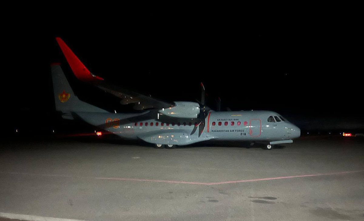 самолет С-295 Минобороны, фото пресс-службы Минздрава