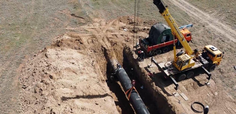 ремонтные работы на газопроводе САЦ, фото пресс-службы QazaqGaz ремонтные работы на газопроводе САЦ, фото пресс-службы QazaqGaz