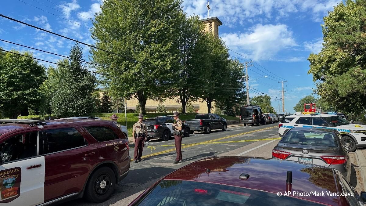 обстановка у школы, фото АР