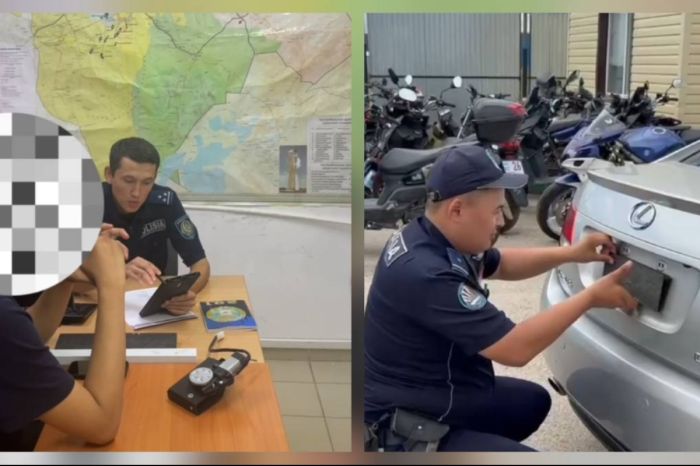 Скрыть номер не удалось: полиция остановила Lexus с хитрым механизмом