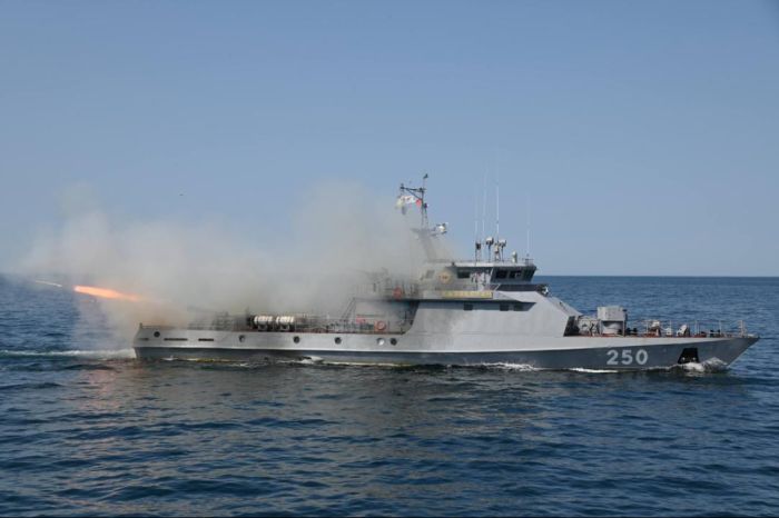 ​В Актау завершились учения ВМС Казахстана​