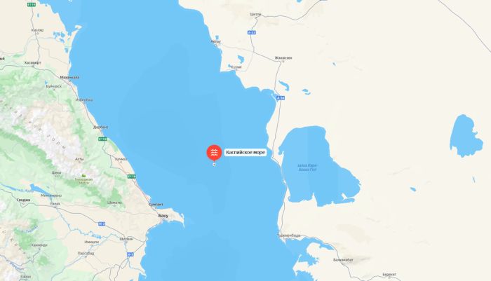 В Каспийском море произошло землетрясение магнитудой 3,2