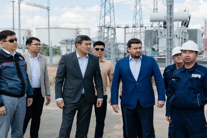 Замакима области посетил объекты ТОО «Karabatan Utility Solutions» и ТОО «Silleno»