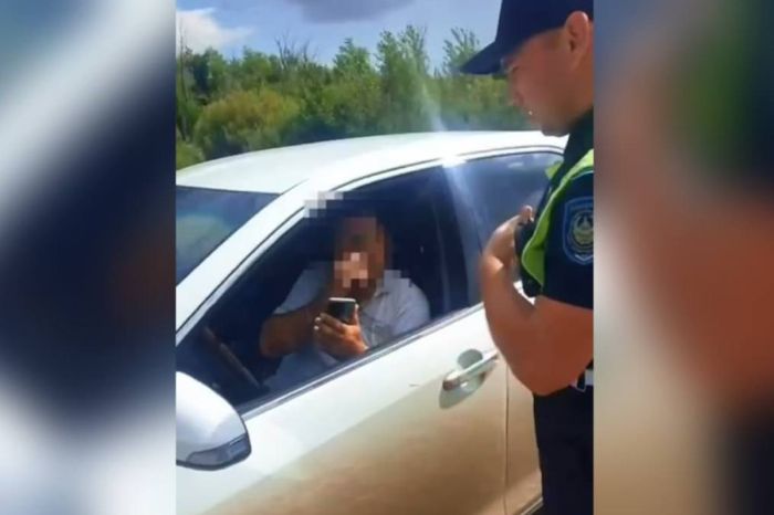 Таксист на "Камри" 250 раз нарушил ПДД и получил штрафы на 7,7 млн тенге 