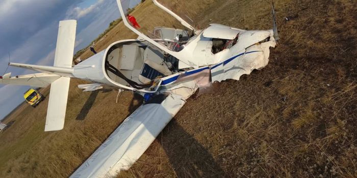 В Акмолинской области разбился частный самолет