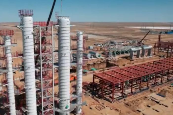 Инспекция строительства ГПЗ на Кашагане: выполнены гидроиспытания и монтаж металлоконструкций