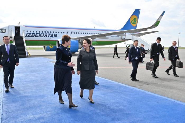 Глава Сената Узбекистана прибыла в Казахстан