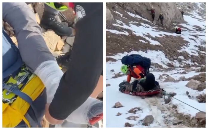 В горах Алматы бельгийский турист сломал ногу — эвакуация заняла восемь часов