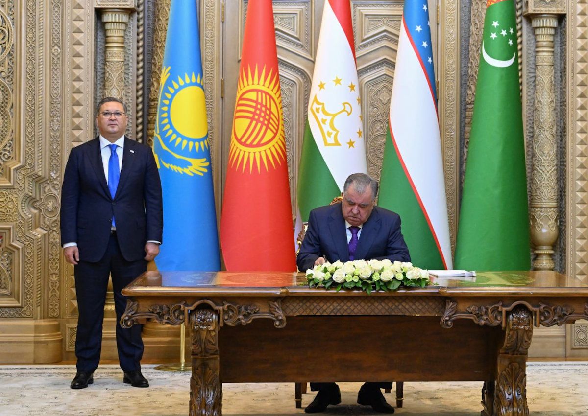 церемония подписания Договора, фото пресс-службы МИД РК