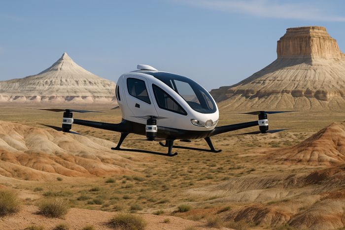 «Будущее уже рядом»: в Мангистау появятся дроны-такси для туристов