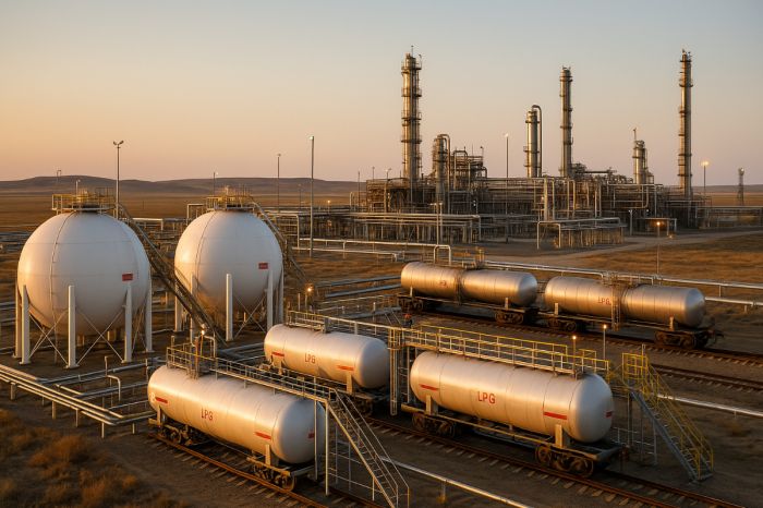 Кашаган: к 2027 году заработает завод по перевалке и фракционированию сжиженного нефтяного газа